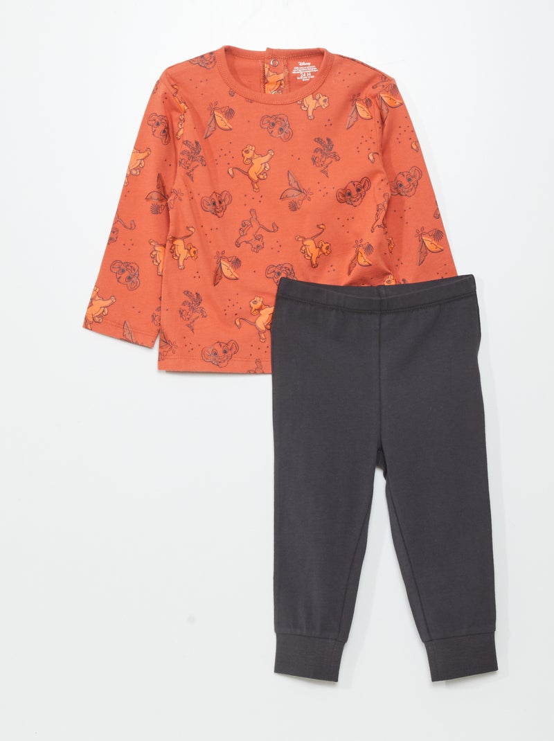 Conjunto de pijama 'Disney' con camiseta + pantalón - 2 piezas MARRON - Kiabi