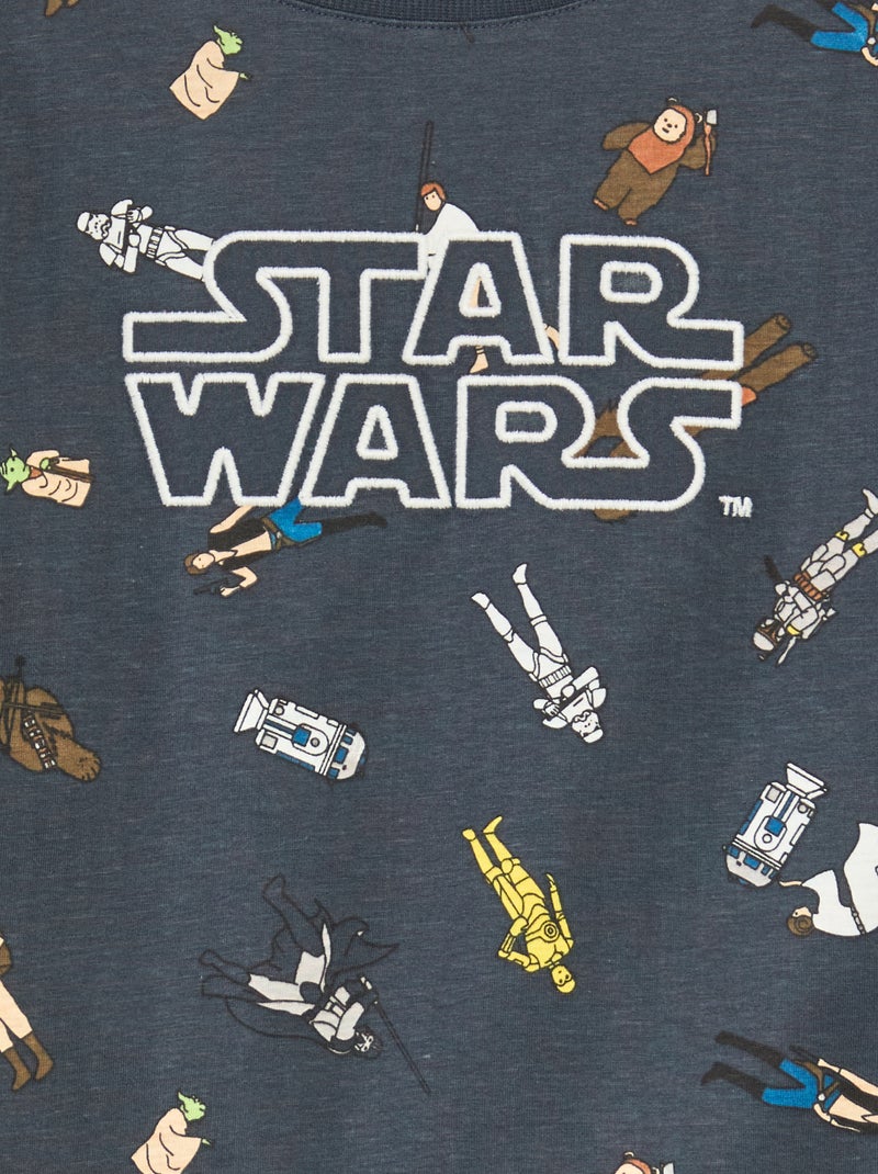 Conjunto de pijama 'Disney' 'Star Wars' en punto de algodón Gris - Kiabi