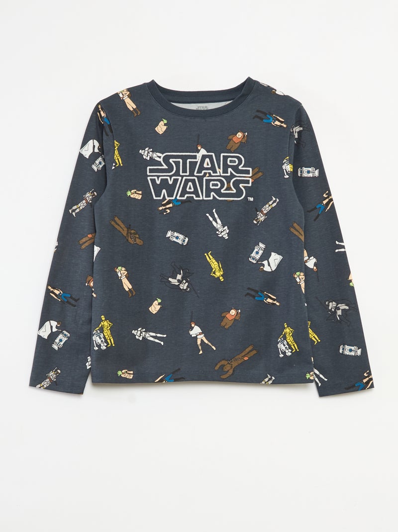Conjunto de pijama 'Disney' 'Star Wars' en punto de algodón Gris - Kiabi