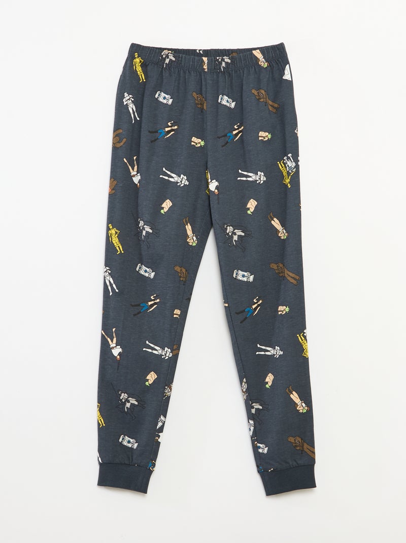 Conjunto de pijama 'Disney' 'Star Wars' en punto de algodón Gris - Kiabi