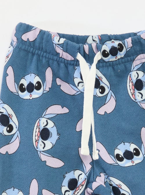 Conjunto de pijama 'Disney' 'Stitch' chaqueta + camiseta + pantalón de chándal - Kiabi