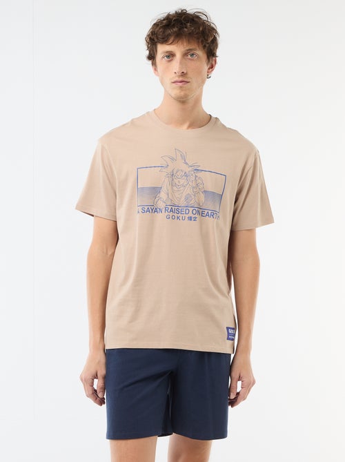 Conjunto de pijama 'Dragon Ball' camiseta + pantalón corto - 2 piezas - Kiabi