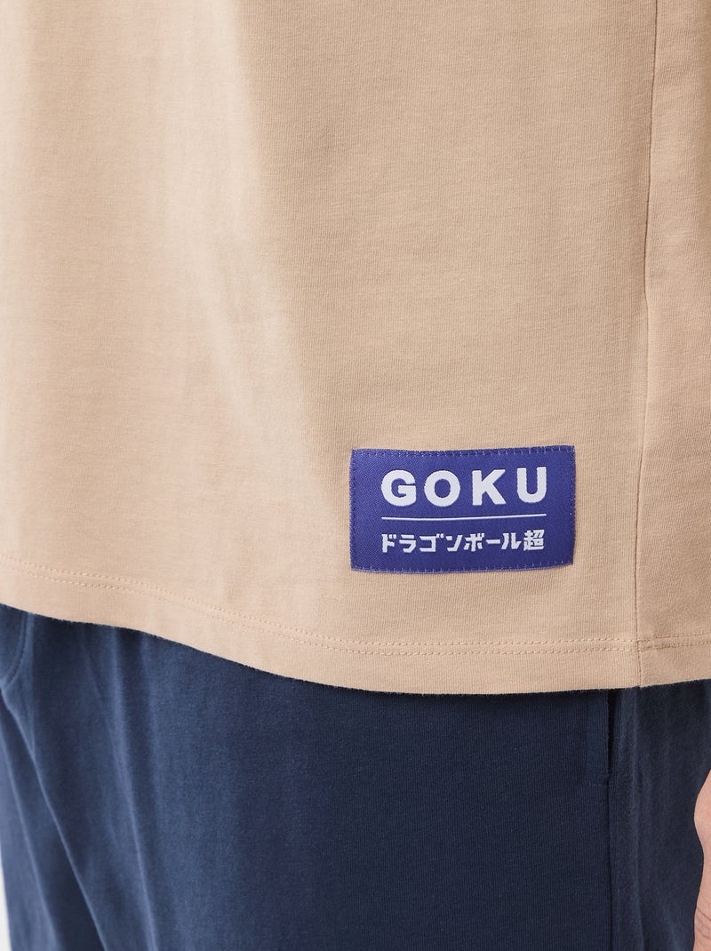 Conjunto de pijama 'Dragon Ball' camiseta + pantalón corto - 2 piezas Azul - Kiabi