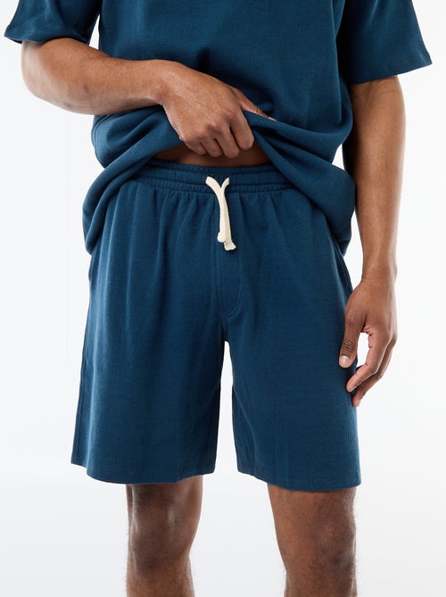 Conjunto de pijama en tejido gofrado - Kiabi