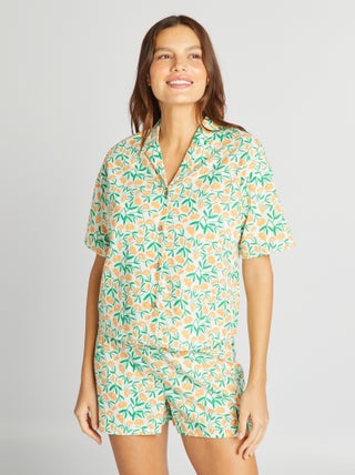 Conjunto de pijama estampado