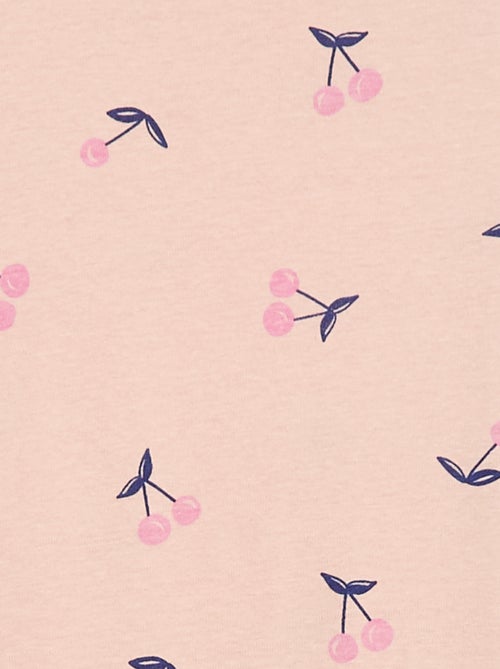 Conjunto de pijama estampado camiseta + pantalón - 2 piezas - Kiabi