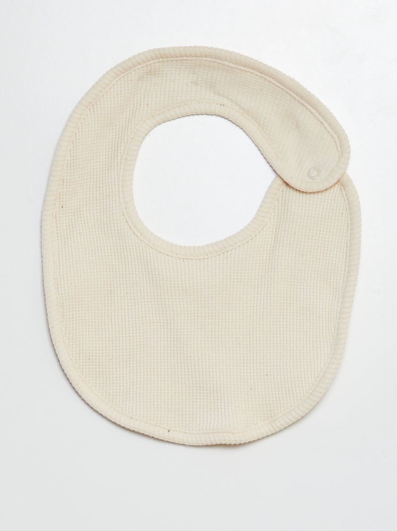 Conjunto de pijama + gorro + babero - 3 piezas BLANCO - Kiabi