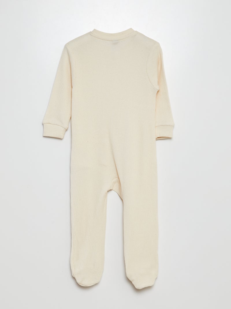 Conjunto de pijama + gorro + babero - 3 piezas BLANCO - Kiabi