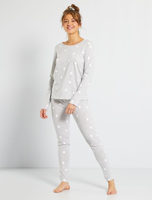 Conjunto de pijama - GRIS - Kiabi - 12.00€