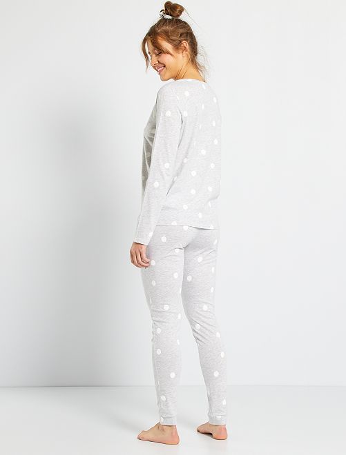 Conjunto de pijama - GRIS - Kiabi - 12.00€
