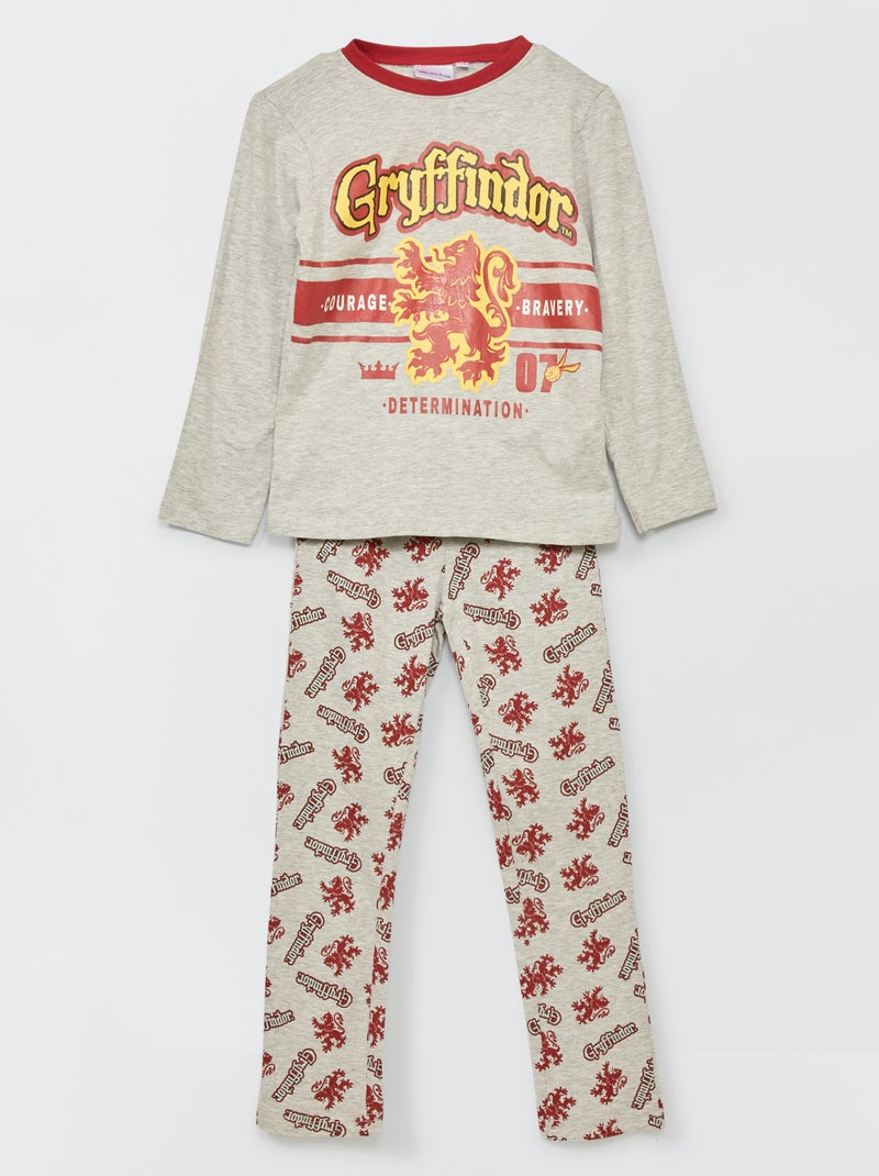 Conjunto de pijama 'Harry Potter' - 2 piezas GRIS - Kiabi