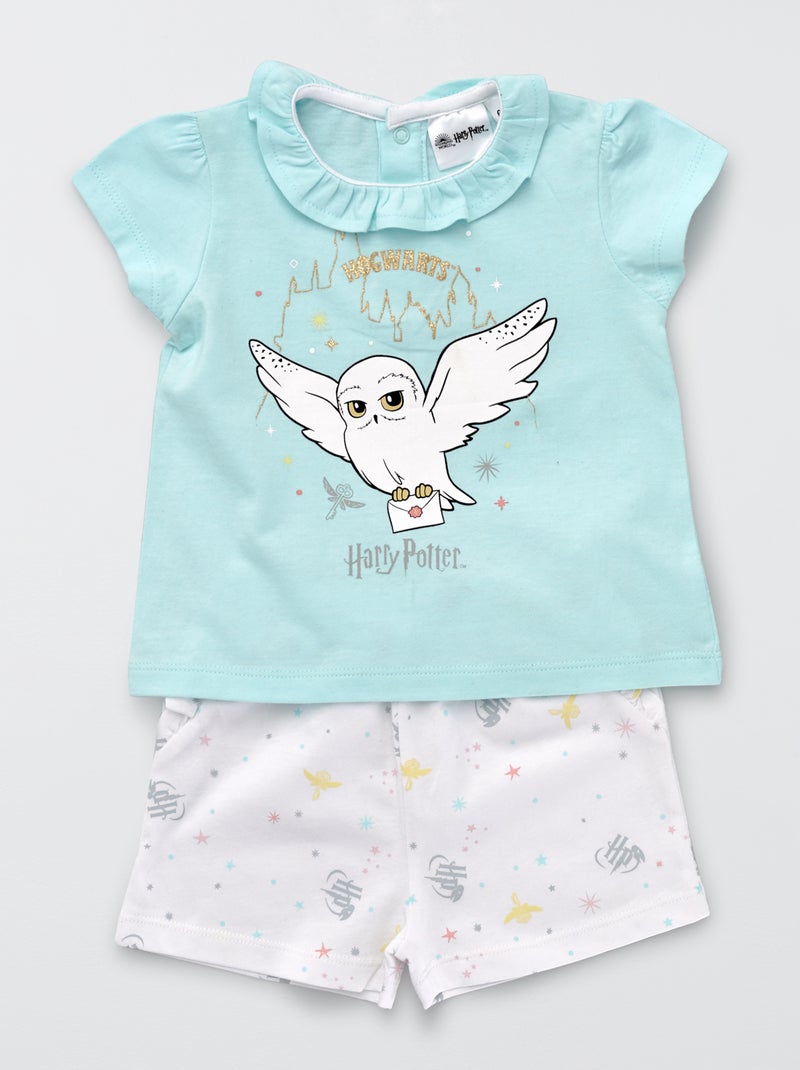 Conjunto de pijama 'Harry Potter' azul/blanco - Kiabi