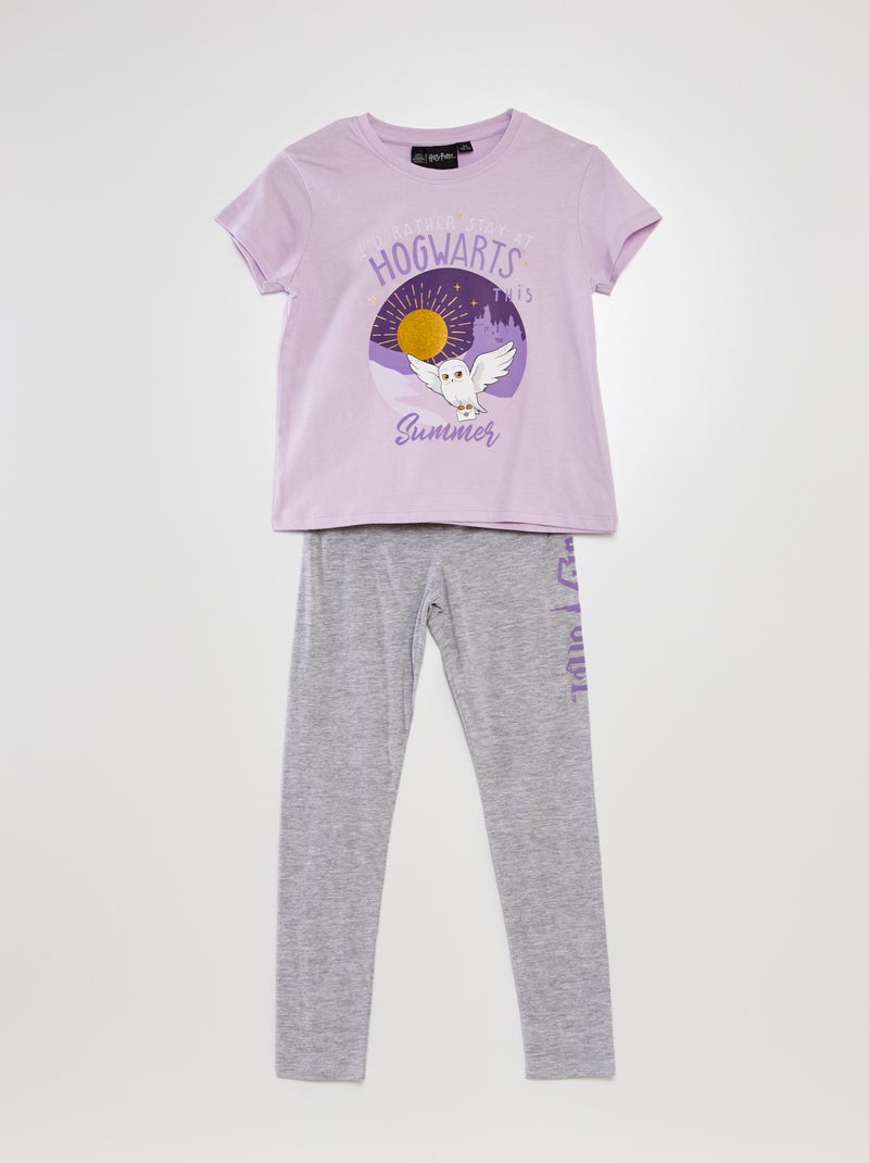 Conjunto de pijama 'Harry Potter'  camiseta + pantalón - 2 piezas PURPURA - Kiabi