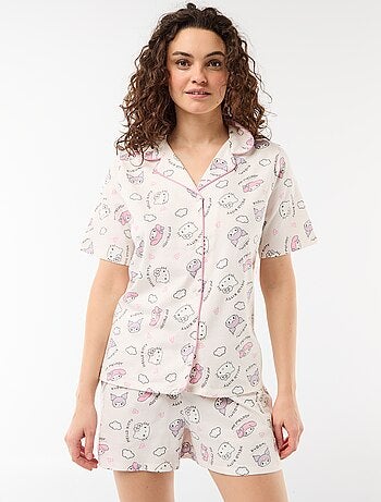 Conjunto de pijama 'Hello Kitty' - 2 piezas