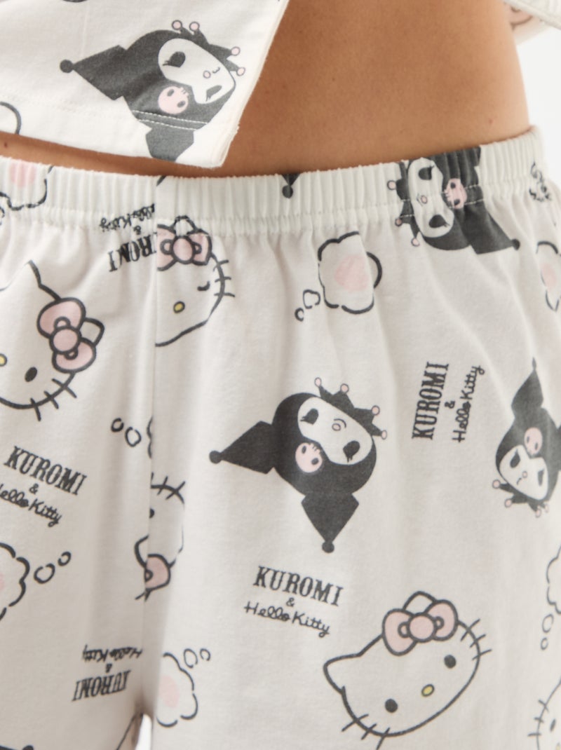 Conjunto de pijama 'Hello Kitty' - 2 piezas Purpura - Kiabi