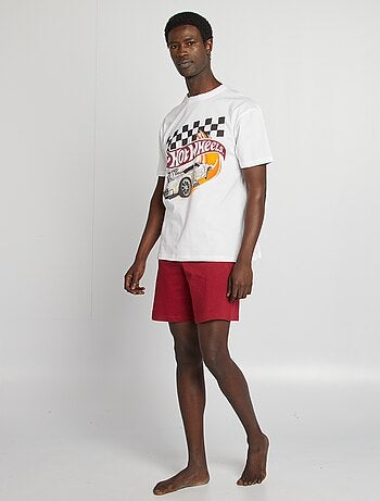 Conjunto de pijama 'Hot Wheels' short + camiseta - 2 piezas