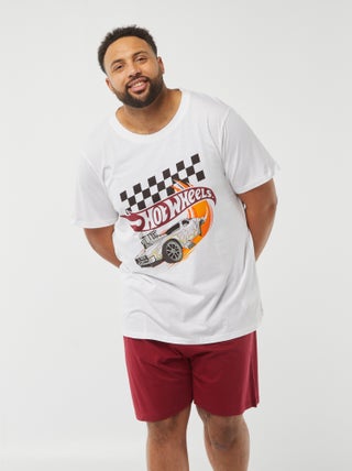 Conjunto de pijama 'Hot Wheels' short + camiseta - 2 piezas