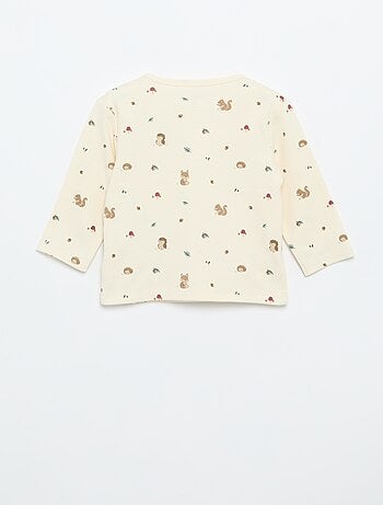 Conjunto de pijama interlock - 2 piezas