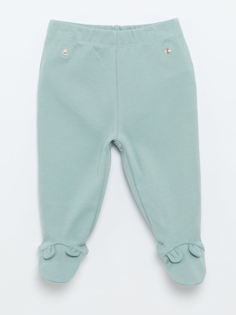 Conjunto de pijama interlock - 2 piezas Azul - Kiabi