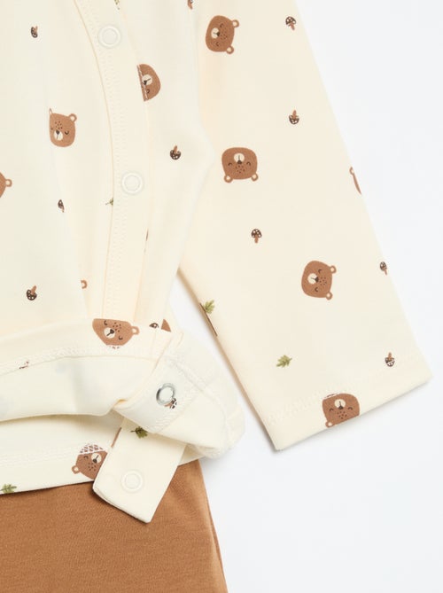 Conjunto de pijama interlock - 2 piezas - Kiabi