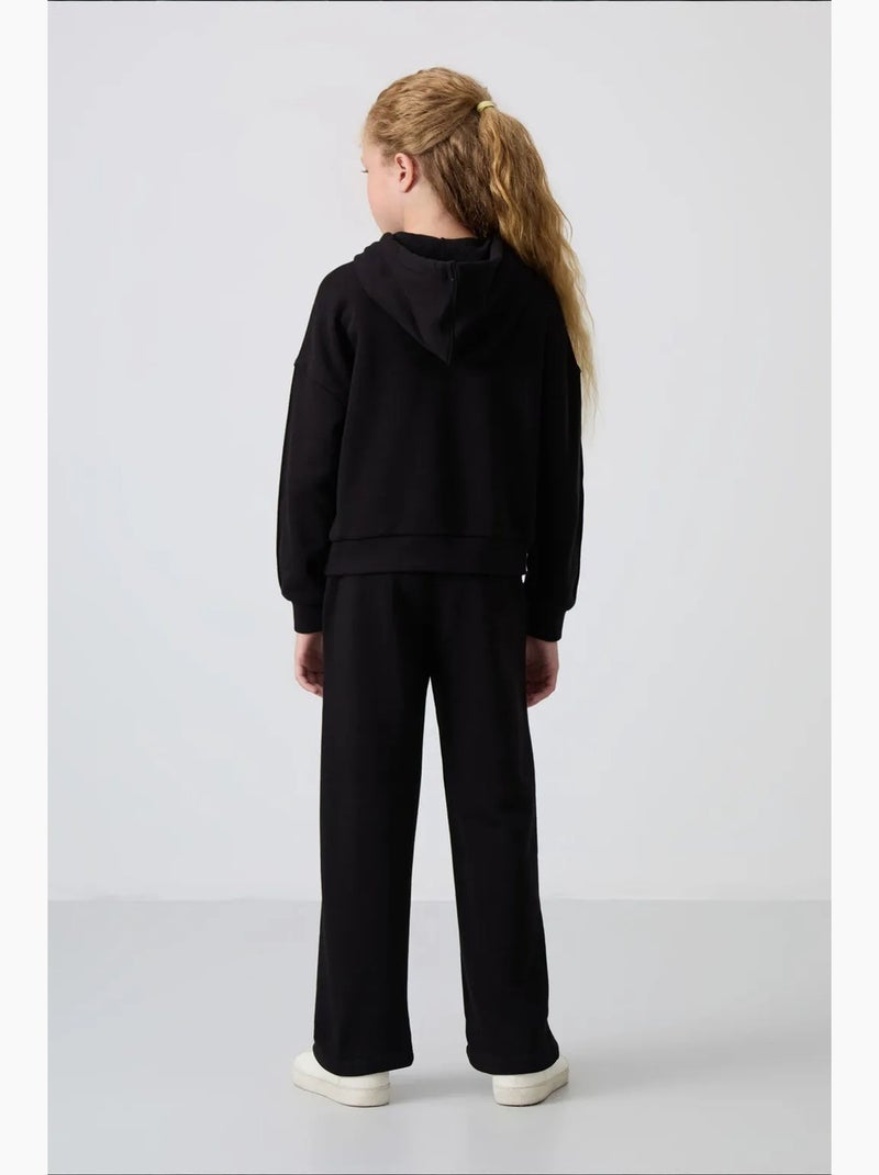 Conjunto de pijama juvenil de mezcla de algodón tommy Negro - Kiabi