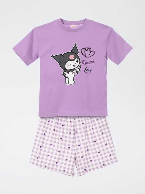 Conjunto de pijama 'Kuromi' de algodón - Kiabi