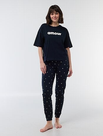 Conjunto de pijama largo - 2 piezas