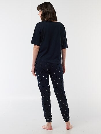 Conjunto de pijama largo - 2 piezas