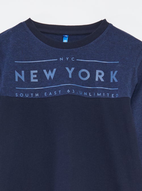 Conjunto de pijama largo - 2 piezas - Kiabi