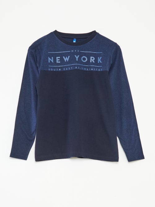 Conjunto de pijama largo - 2 piezas - Kiabi