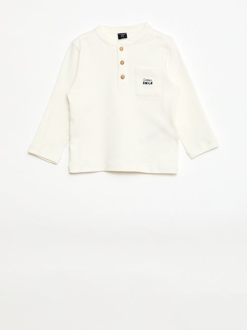 Conjunto de pijama largo - 2 piezas - Kiabi