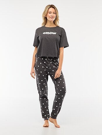 Conjunto de pijama largo - 2 piezas