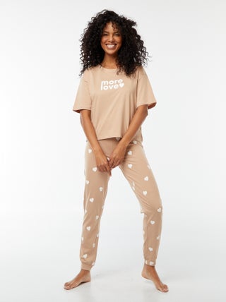 Conjunto de pijama largo - 2 piezas