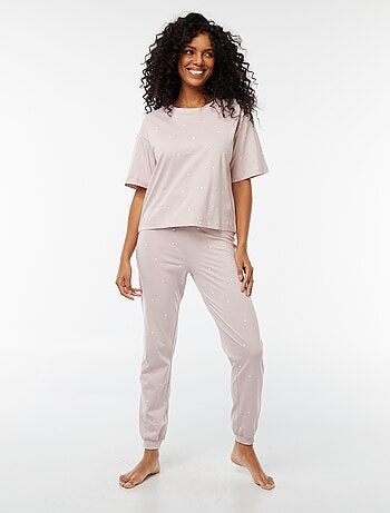 Conjunto de pijama largo - 2 piezas