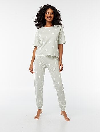 Conjunto de pijama largo - 2 piezas