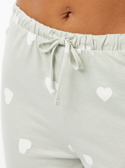 Conjunto de pijama largo - 2 piezas - Kiabi