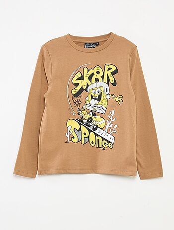 Conjunto de pijama largo 'Bob Esponja' camiseta + pantalón - 2 piezas