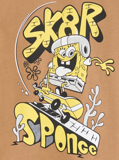 Conjunto de pijama largo 'Bob Esponja' camiseta + pantalón - 2 piezas - Kiabi