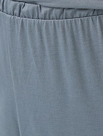 Conjunto de pijama largo camisa + pantalón - 2 piezas