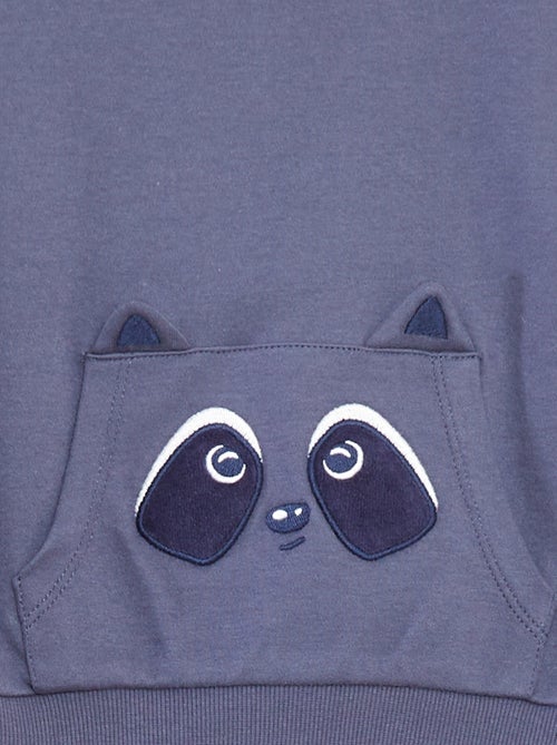 Conjunto de pijama largo camiseta + pantalón - 2 piezas - Kiabi