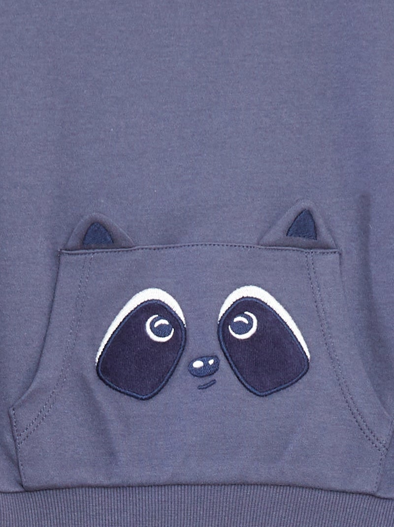Conjunto de pijama largo camiseta + pantalón - 2 piezas Azul - Kiabi