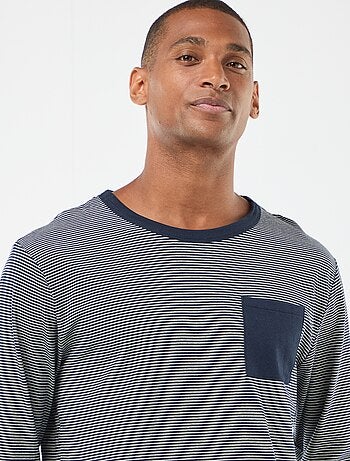 Conjunto de pijama largo camiseta + pantalón - 2 piezas