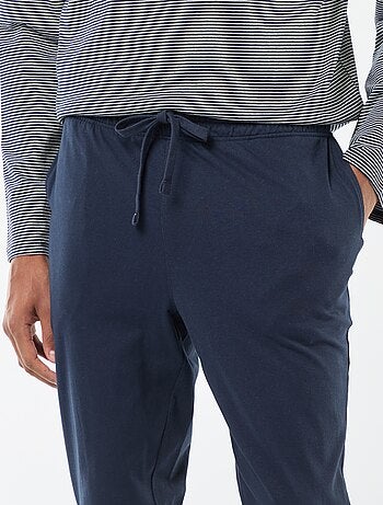 Conjunto de pijama largo camiseta + pantalón - 2 piezas