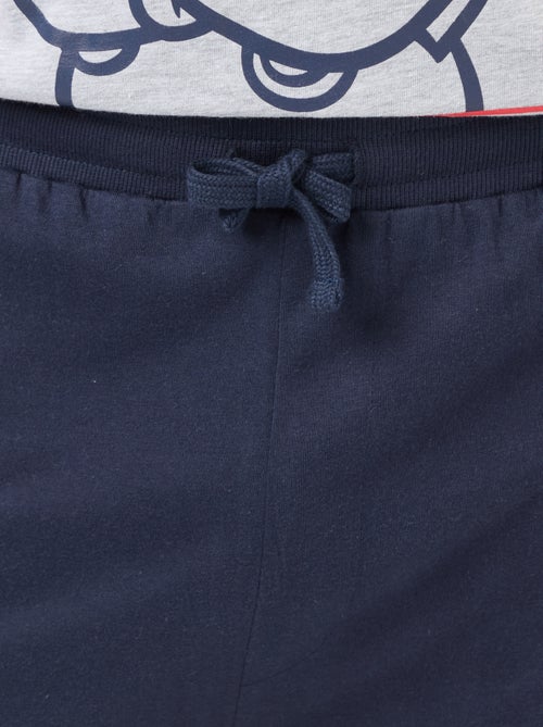 Conjunto de pijama largo camiseta + pantalón - 2 piezas - Kiabi