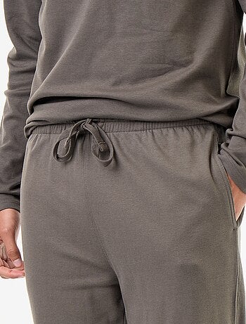 Conjunto de pijama largo camiseta + pantalón - 2 piezas