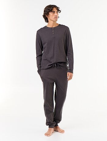 Conjunto de pijama largo camiseta + pantalón - 2 piezas