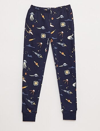 Conjunto de pijama largo camiseta + pantalón con motivo all over