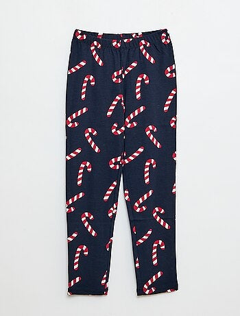 Conjunto de pijama largo camiseta + pantalón 'Navidad' - 2 piezas