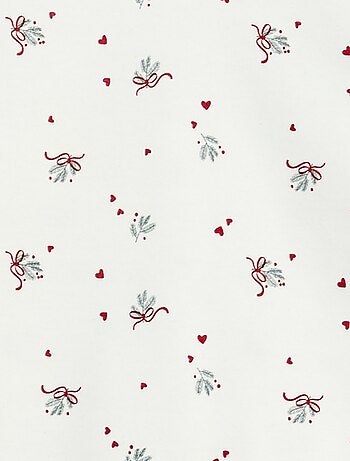 Conjunto de pijama largo de felpa + chaleco sin mangas efecto borreguito - 3 piezas