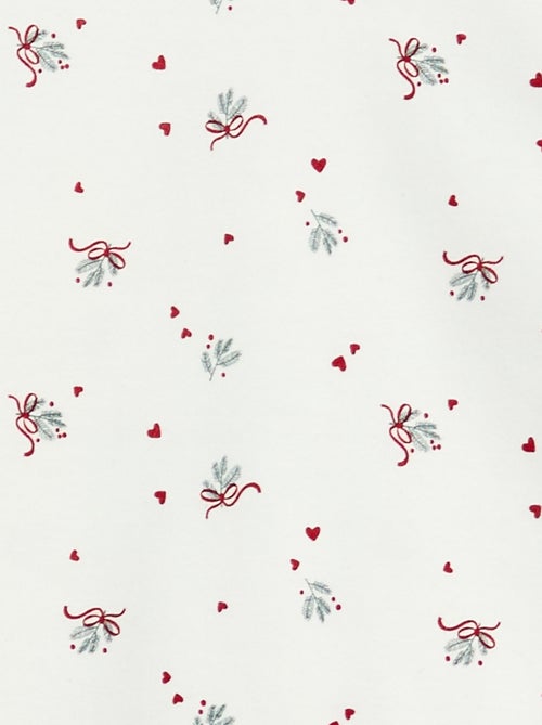 Conjunto de pijama largo de felpa + chaleco sin mangas efecto borreguito - 3 piezas - Kiabi